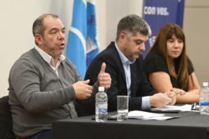 Lee más sobre el artículo Grazzini y Aguilera informaron a los diputados las acciones realizadas en materia de infraestructura escolar