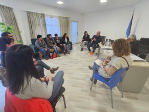 Lee más sobre el artículo Amplia agenda del ministro Grazzini en escuelas y plantas educativas del noroeste chubutense